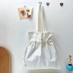 Thick Women Shoulder Bag Pure Ladies Students Shopping Handbag