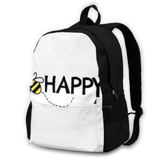 Bee Happy Laptop Travel School Bags Bee Happy Be Happy Happiness Bees