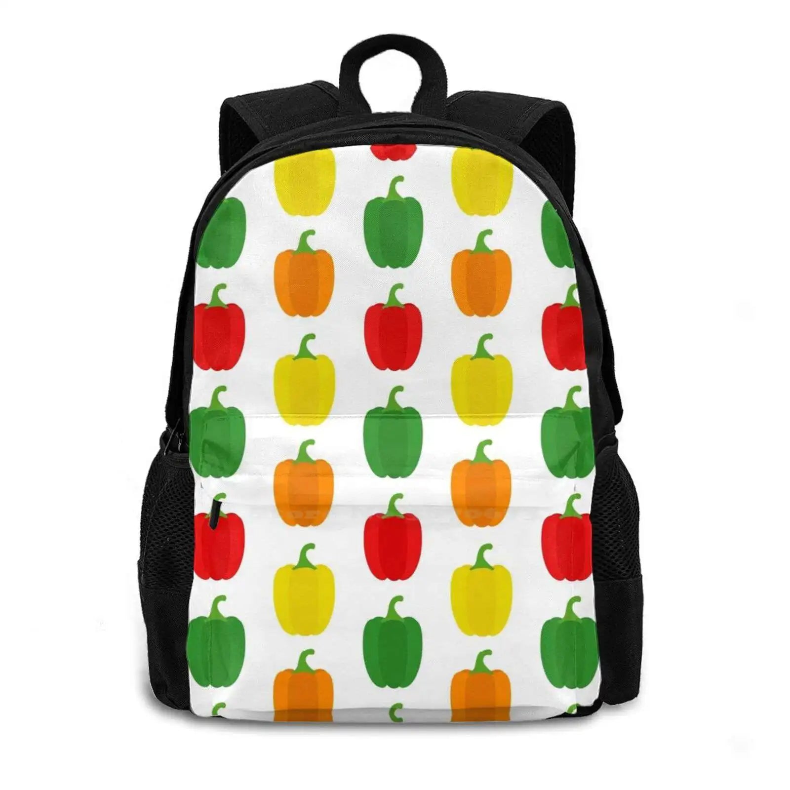 Bell Pepper Pattern Satchel Schoolbag Backpack