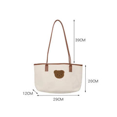 Bentoy Milkjoy Floret Shopping Bags Drawstring Casual Canvas Bag