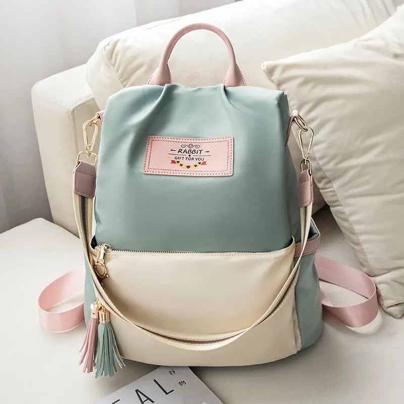 Oxford Cloth Backpack Small Backpack Women Travel Schoolbag