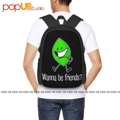BFDI Battle For Dream Island Leafy Backpack Large Capacity