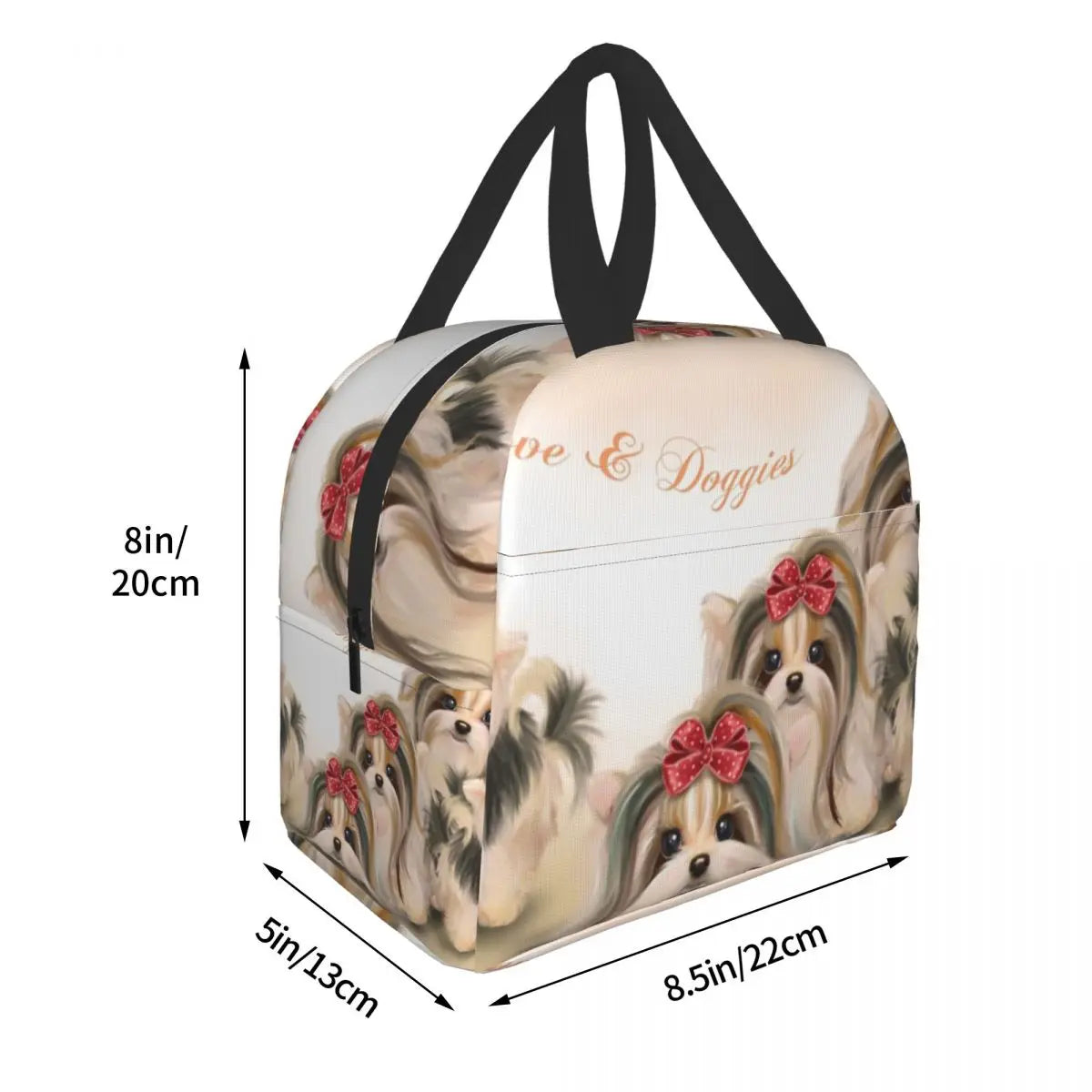 Biewer Reusable Lunch Box Leakproof Dog Thermal Cooler Insulated Bag