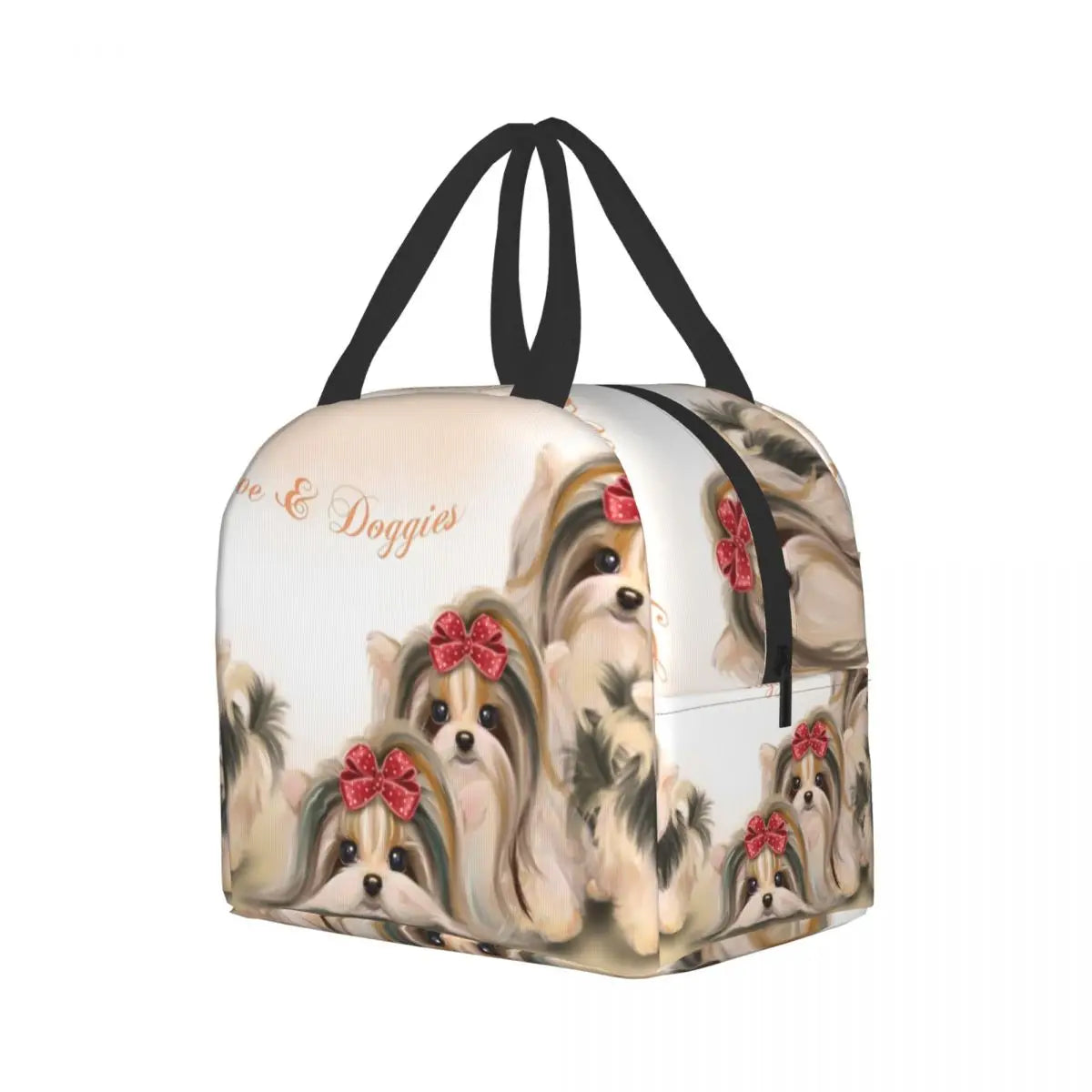 Biewer Reusable Lunch Box Leakproof Dog Thermal Cooler Insulated Bag