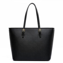 Women's PU Leather Handbag Large Tote Shopper Bag