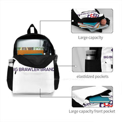 3D Print Basketball Backpack Casual Bag