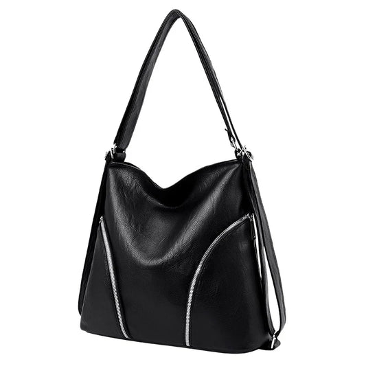 Big Capacity PU Leather Handbag Ladies Party Tote Shoulder Bags