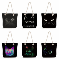 Large Capacity Portable Cat Ladies Tote Bag