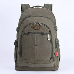 Big Capacity Men Backpack Laptop 16 Inch Canvas School Bags Teen College Student