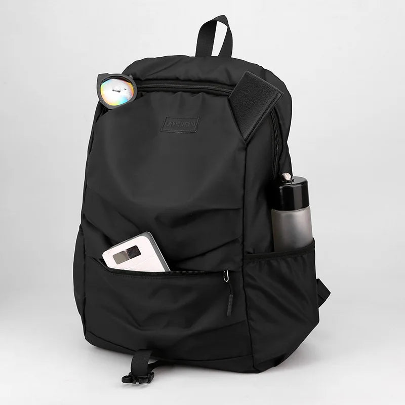 Big Capacity Men Backpack Laptop Oxford Gray Student Back Pack