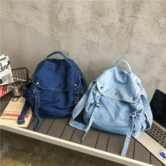 Solid Canvas Shoulder Bag High Crossbody Bag For Women