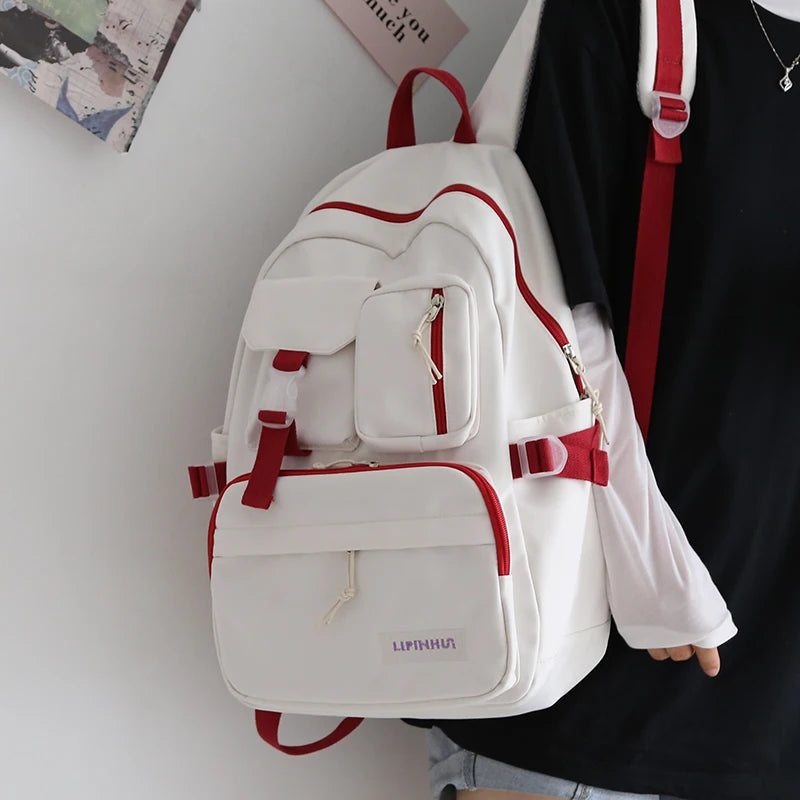 Large Capacity Oxford Backpack for School Travel