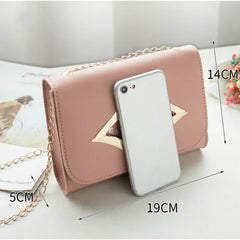 Big Lips Shoulder Bag for Women Stars Leather Change Purse