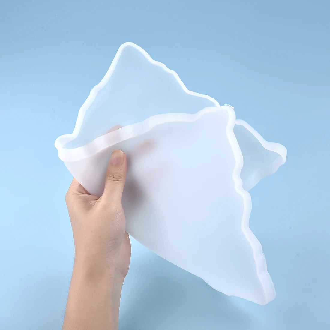 Rectangle Plate Resin Mold Fruit Tea Tray UV Resin Mould Coaster Silicone Molds