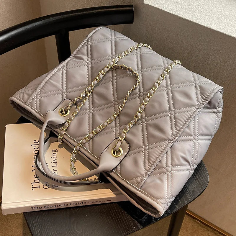 Women's Large Hobo Shopper Bag Solid Crossbody Handbag Lady Travel Tote
