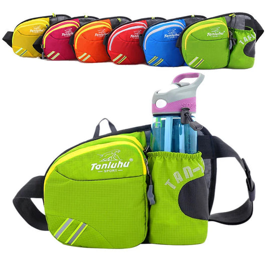 Outdoor Waist Bag Fanny Pack with Water Bottle Pocket