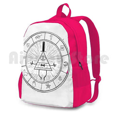 Bill Cipher-Black Outdoor Hiking Backpack Waterproof Camping Travel