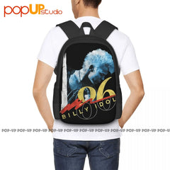 Billy Idol 86 Punk Rock Music Backpack Large Capacity