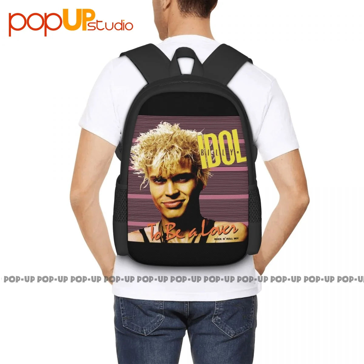 Billy Idol Bealover Backpack Large Capacity Bookbag