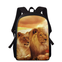 3D Print Kids Backpack School Bag Set For Teenager Boys Girls