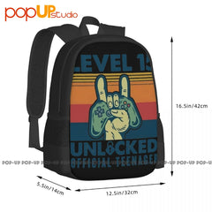 Teenager Style Gaming Backpack Large Capacity Bookbag