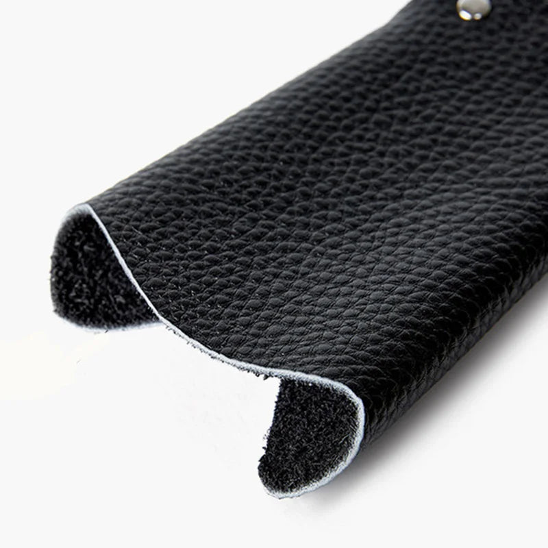 Leather Car Key Pouch Holder Men Women Wallet Smart Keychain