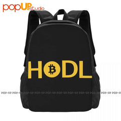Bitcoin Hodl Backpack Large Capacity Storage Bag For Travel