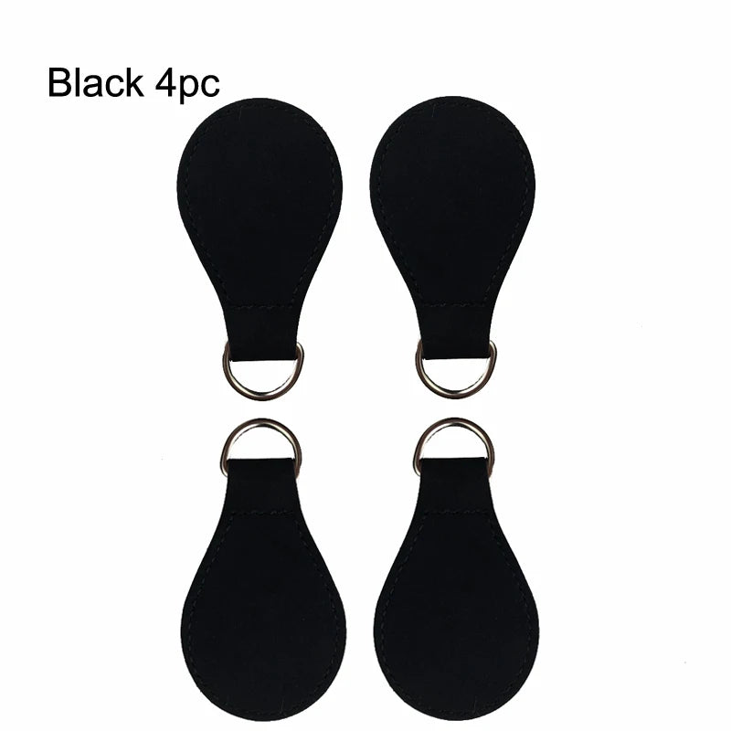 4 pcs Cashmere Leather Drops End for O Bag Handle