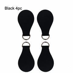 4 pcs Cashmere Leather Drops End for O Bag Handle