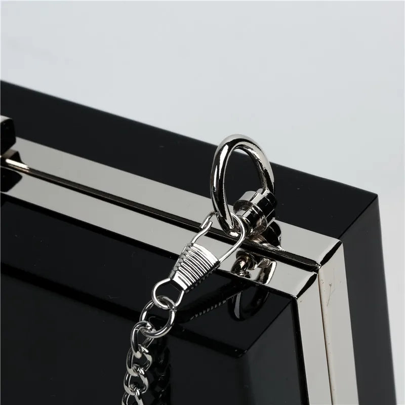 Acrylic Handbags Evening Clutches Women Chain Bags Party Prom Wedding Wallets