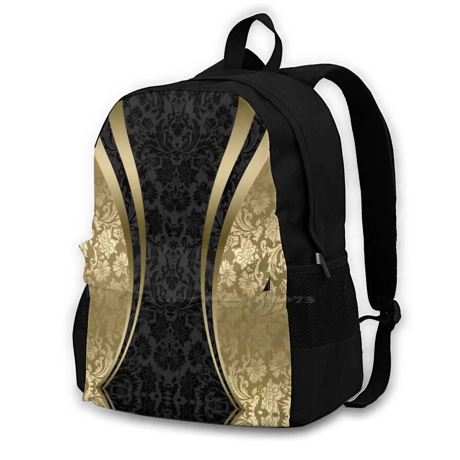 Modern Damasks Geometric Stripes Laptop Backpack
