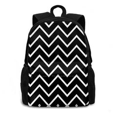 Chevron Stripes Laptop Travel School Backpack