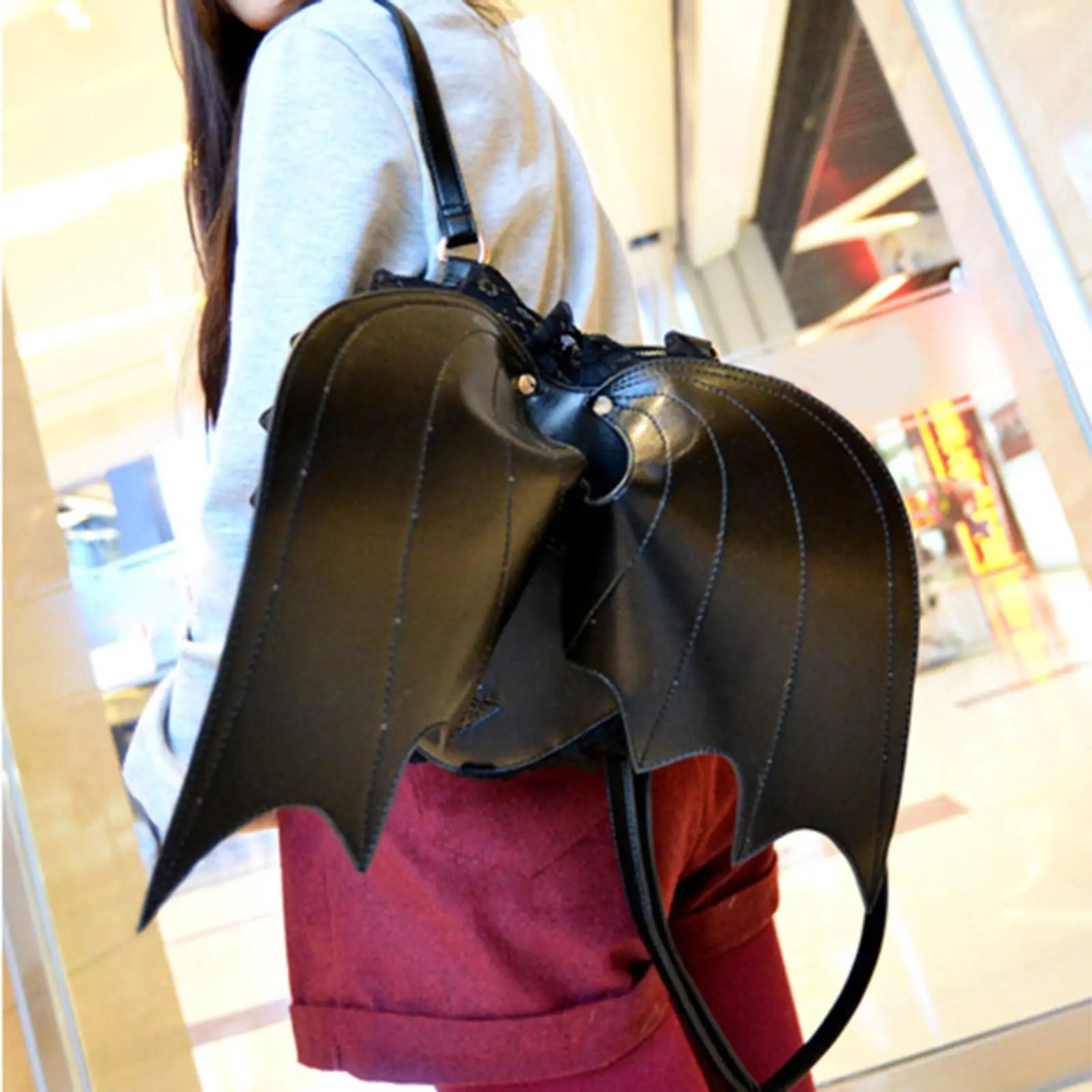 Stylish Women Girls Backpack Rucksack Leather Bag
