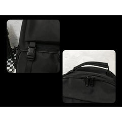 Large Capacity Travel Bag Solid Student Schoolbag Backpack