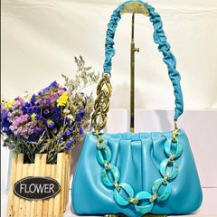 Shoulder Bag for Women Pu Leather Handbags Flap Solid