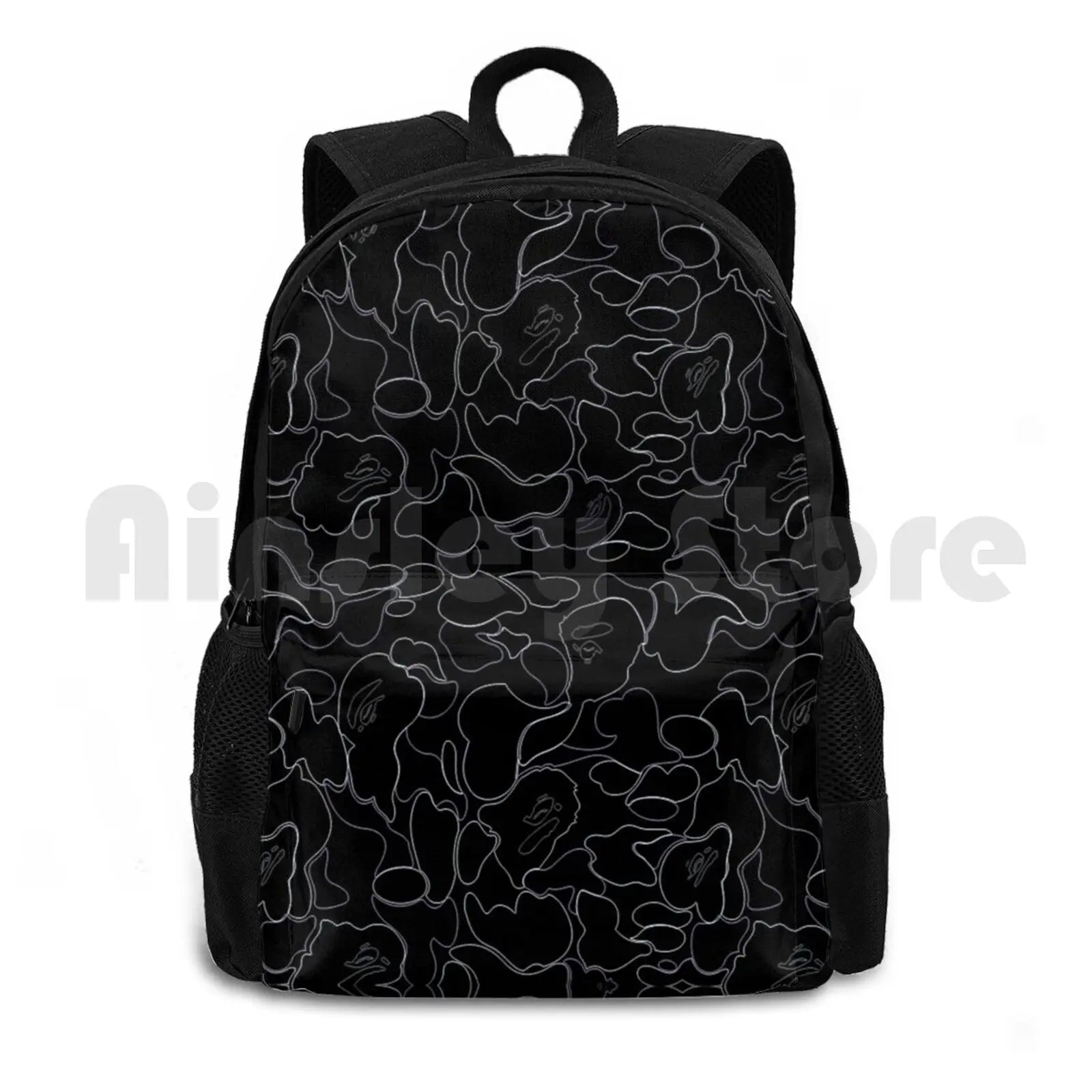 Camo Outdoor Hiking Backpack Waterproof Camping Travel