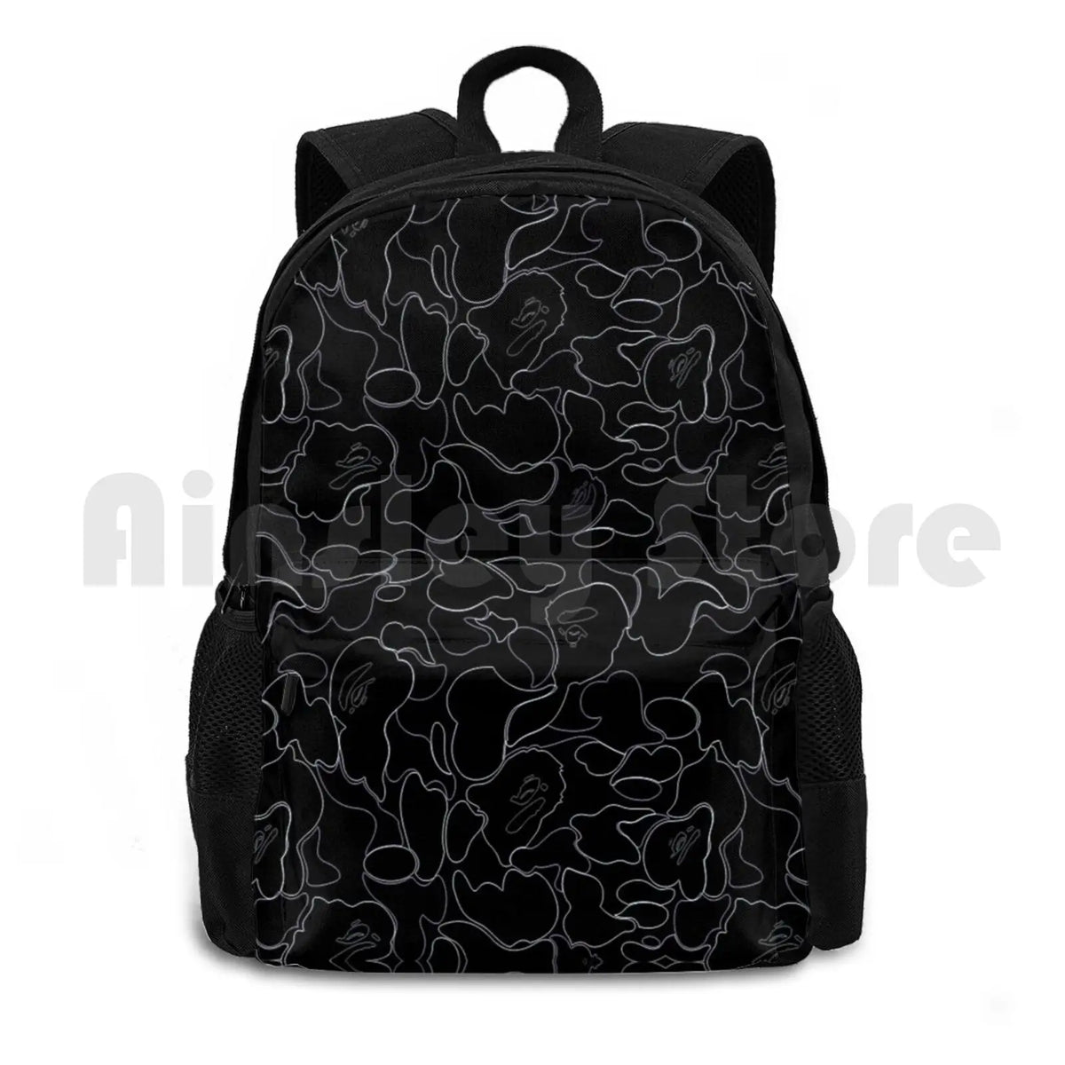 Camo Outdoor Hiking Backpack Waterproof Camping Travel