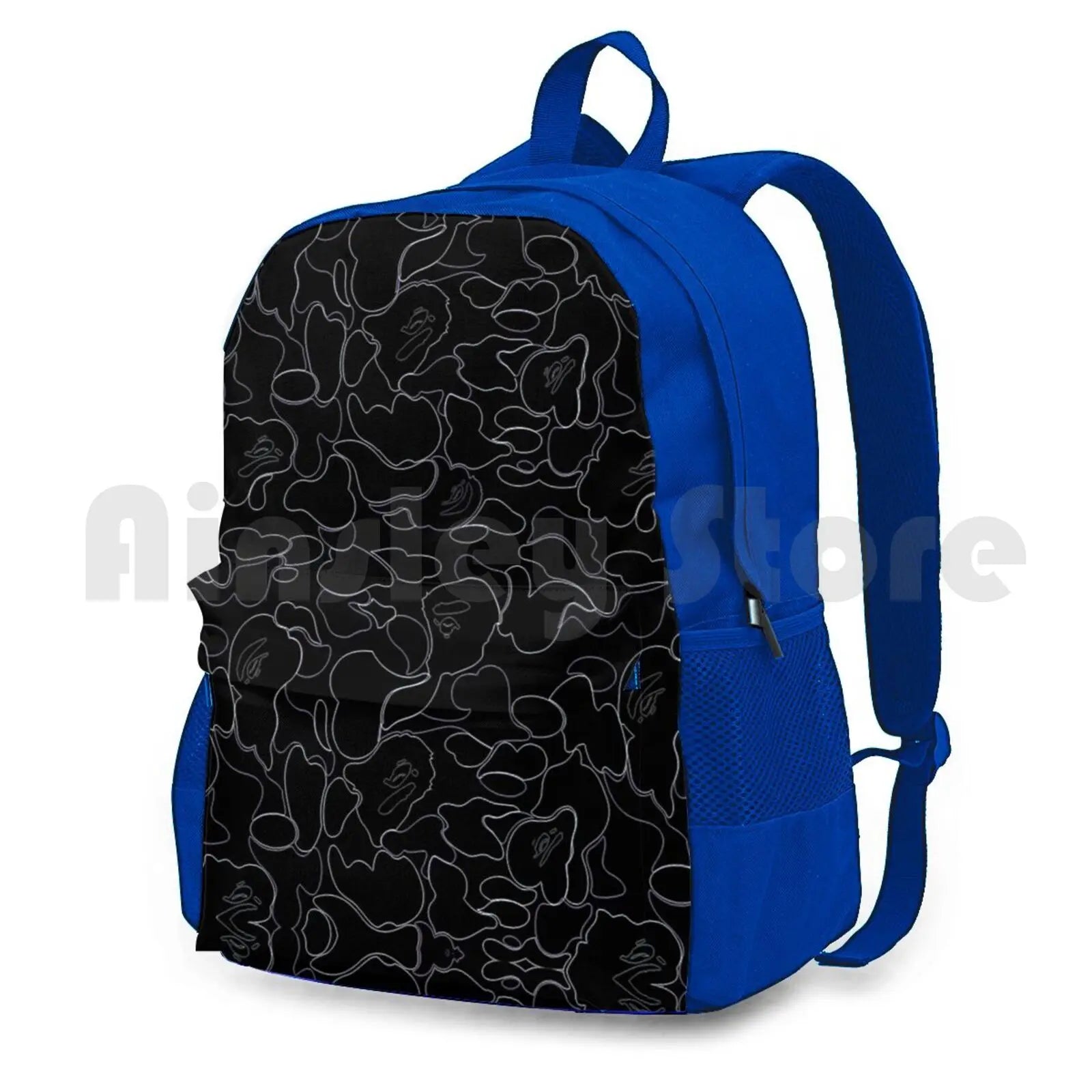 Camo Outdoor Hiking Backpack Waterproof Camping Travel