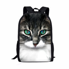 Cat Women's Travel Bags Anime Boy Girl Schoolbags Children's Bolsas Backpacks Ba