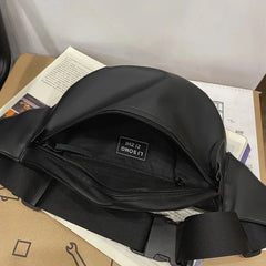 Men's Canvas Chest Phone Purse Nylon Waist Pack
