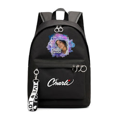 Charli DAmelio Printed Backpack School Bag Rucksack