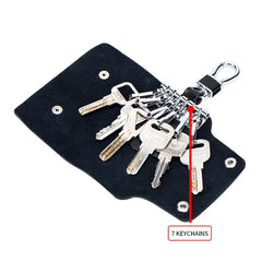 Leather Waist Pendant Key Bag Car Key Chain Business