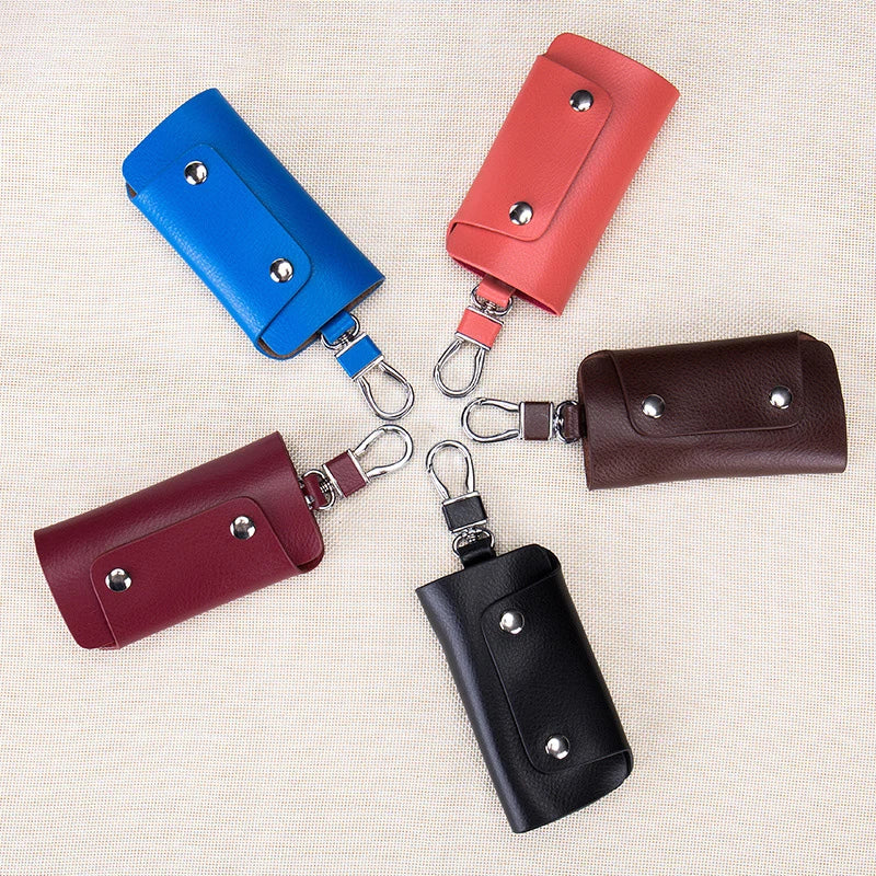 Leather Waist Pendant Key Bag Car Key Chain Business