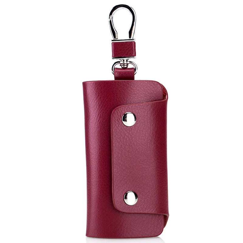 Leather Waist Pendant Key Bag Car Key Chain Business