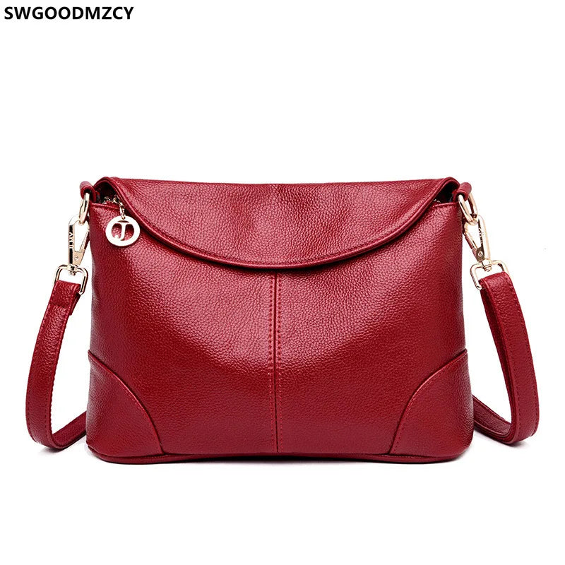 Leather Tote Bag Crossbody Shoulder Bag Women