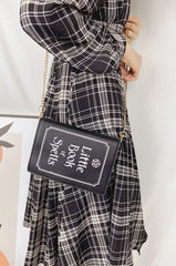 Magic Book of Spells Clutch Bag Chain Shoulder Bag Crossbody Bag