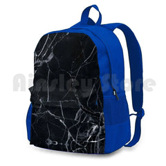 Marble Texture Outdoor Hiking Backpack Waterproof Camping Travel