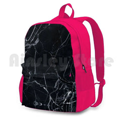 Marble Texture Outdoor Hiking Backpack Waterproof Camping Travel