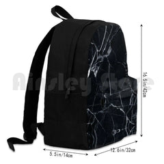 Marble Texture Outdoor Hiking Backpack Waterproof Camping Travel