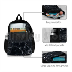 Marble Texture Outdoor Hiking Backpack Waterproof Camping Travel